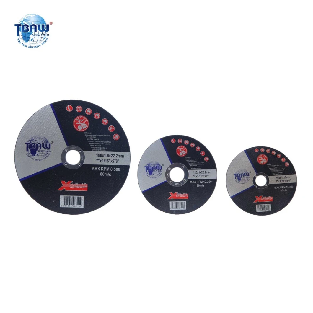 105X1X16mm Cutting Disc 4 Stainless Metal Cutting Disk 4 Inch Stainless Steel 1.2mm Tile Resin China Cutting Disc 105X1X16mm