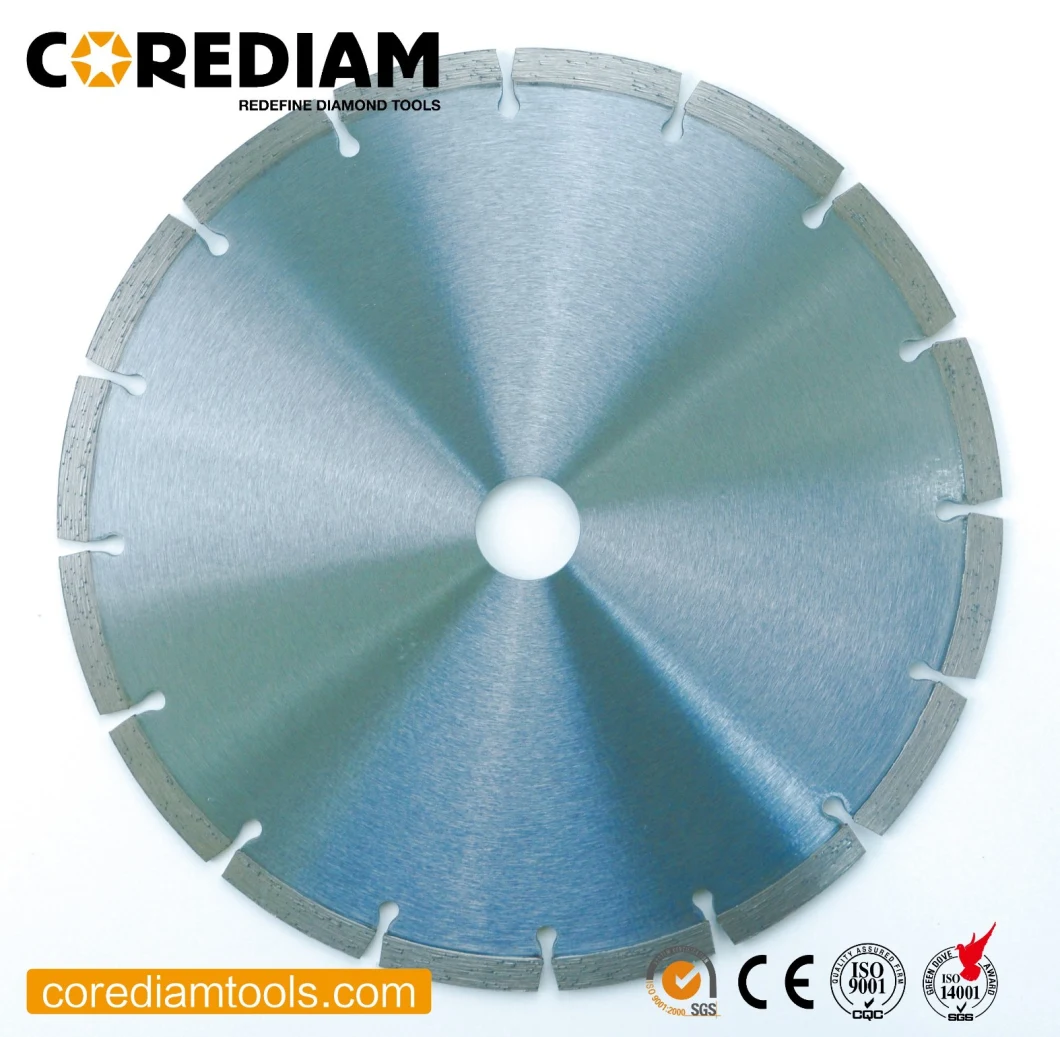 350mm/14-Inch Sinter Hot-Pressed Blade for Cured and Reinforced Concrete, Concrete Slab/Cutting Disc